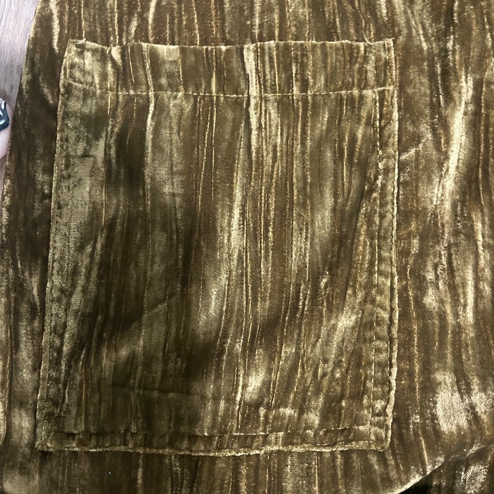 Pretty Garbage Green Velvet Pants women’s size Small - Picture 12 of 13